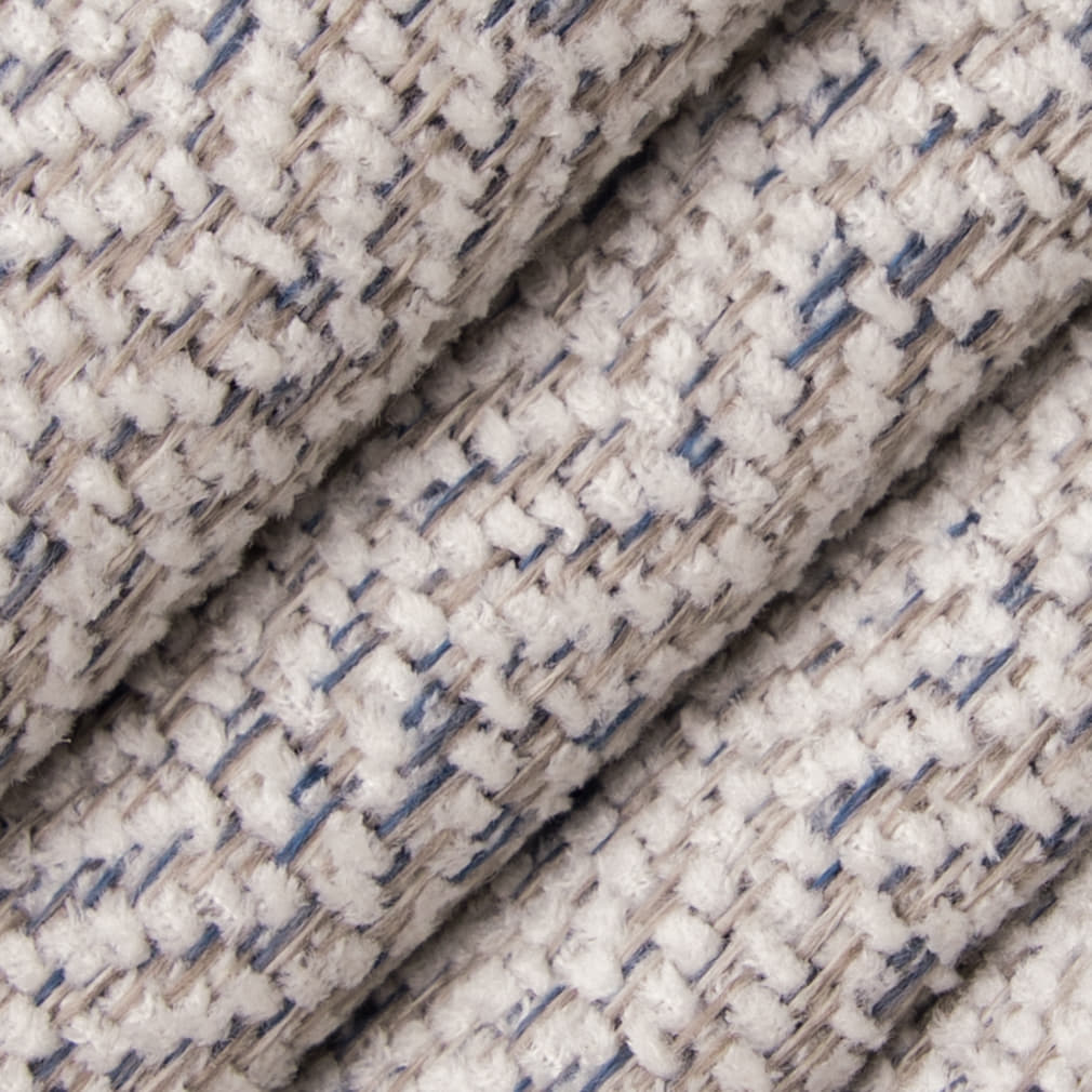 D5132 Herringbone & Chevron Vapor Grey & Silver Charlotte Fabrics