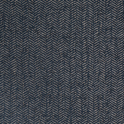 D5146 Herringbone & Chevron Navy Blue Charlotte Fabrics