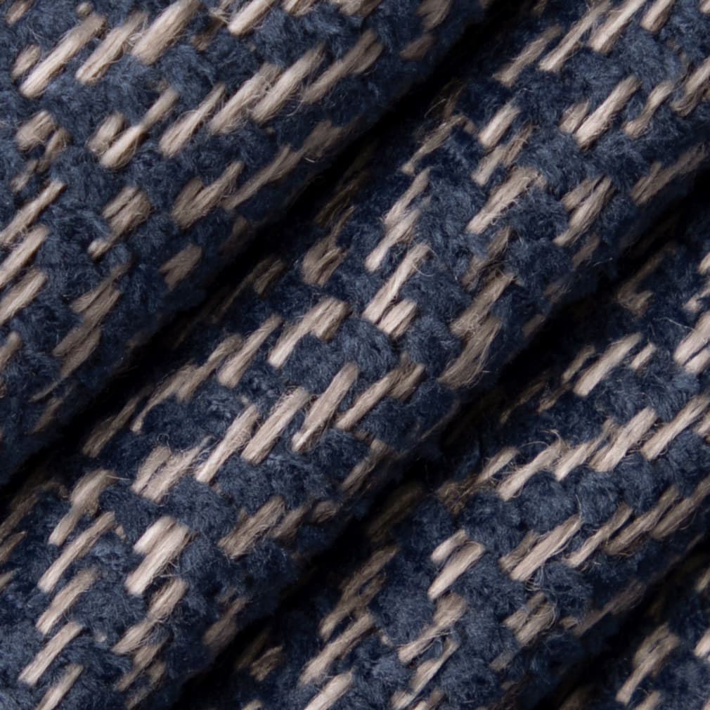 D5146 Herringbone & Chevron Navy Blue Charlotte Fabrics