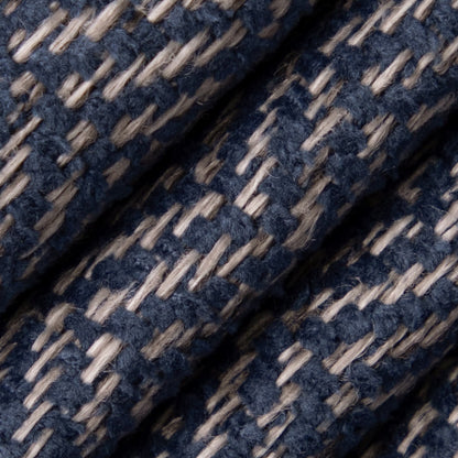 D5146 Herringbone & Chevron Navy Blue Charlotte Fabrics