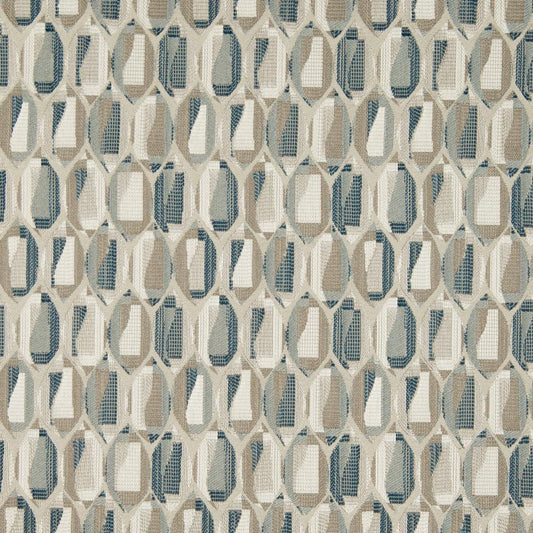 D820 Abstract & Geometric,Small Scale Carlsbad/Sky Blue Charlotte Fabrics