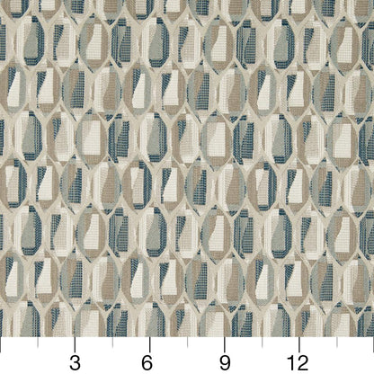 D820 Abstract & Geometric,Small Scale Carlsbad/Sky Blue Charlotte Fabrics
