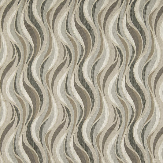 D832 Abstract & Geometric Niagara/Smoke Grey & Silver Charlotte Fabrics