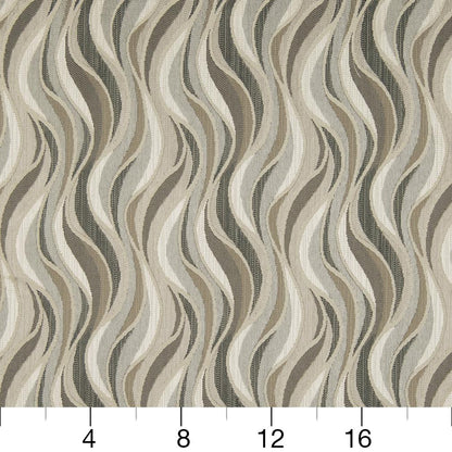D832 Abstract & Geometric Niagara/Smoke Grey & Silver Charlotte Fabrics
