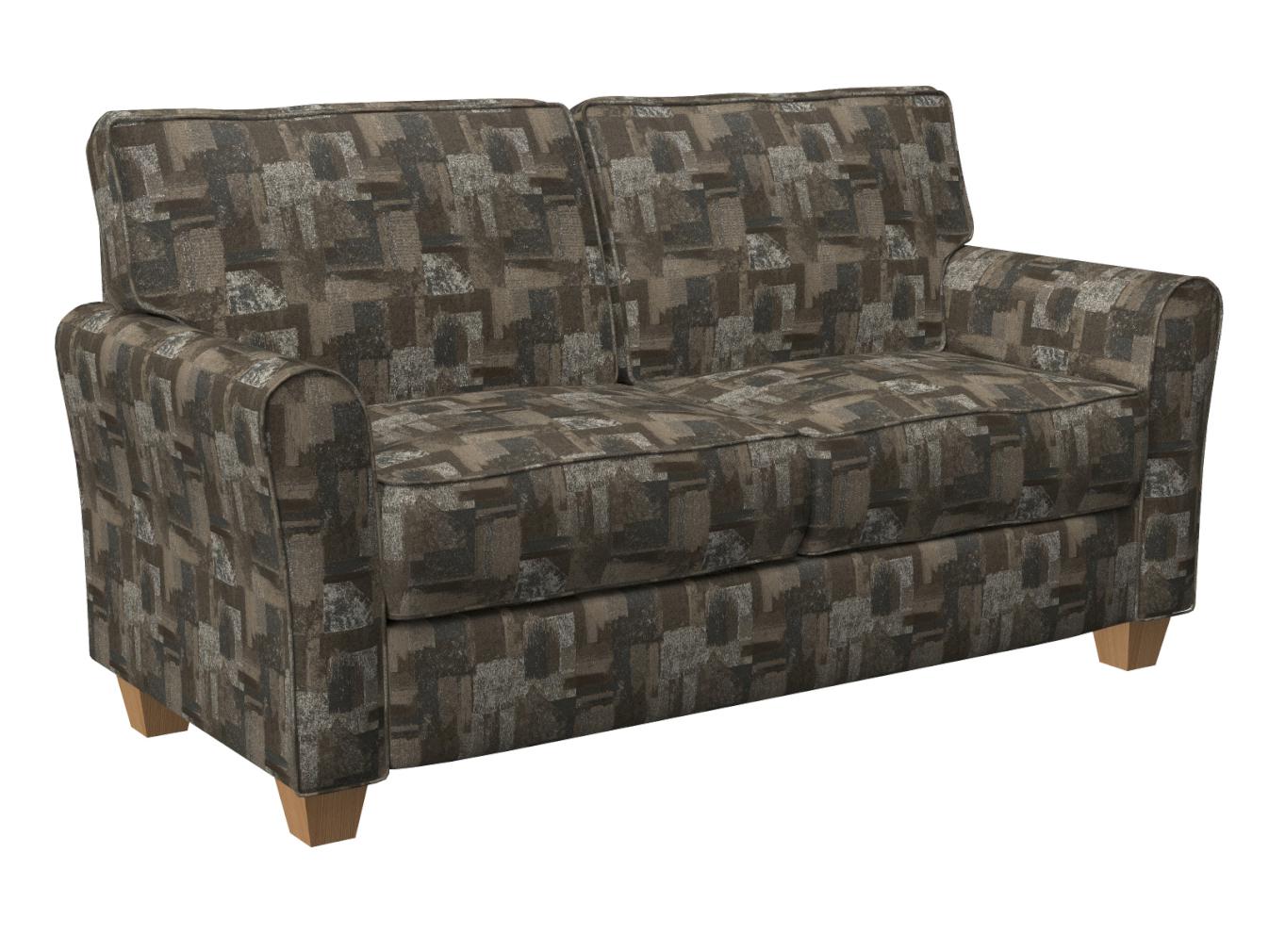 D838 Abstract & Geometric Denali/Mineral Brown,Grey & Silver Charlotte Fabrics