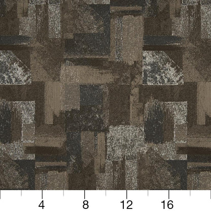 D838 Abstract & Geometric Denali/Mineral Brown,Grey & Silver Charlotte Fabrics