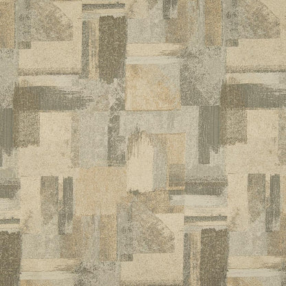 D839 Abstract & Geometric Denali/Sand Beige & Taupe Charlotte Fabrics