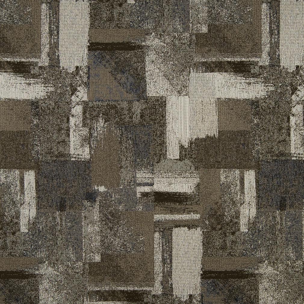 D840 Abstract & Geometric Denali/Storm Brown,Grey & Silver Charlotte Fabrics