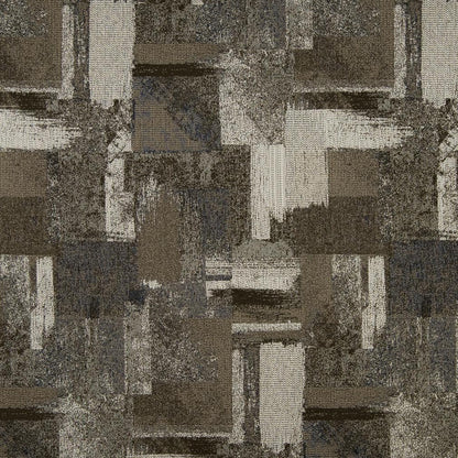 D840 Abstract & Geometric Denali/Storm Brown,Grey & Silver Charlotte Fabrics