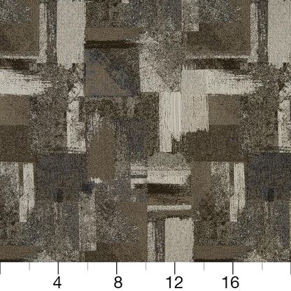 D840 Abstract & Geometric Denali/Storm Brown,Grey & Silver Charlotte Fabrics
