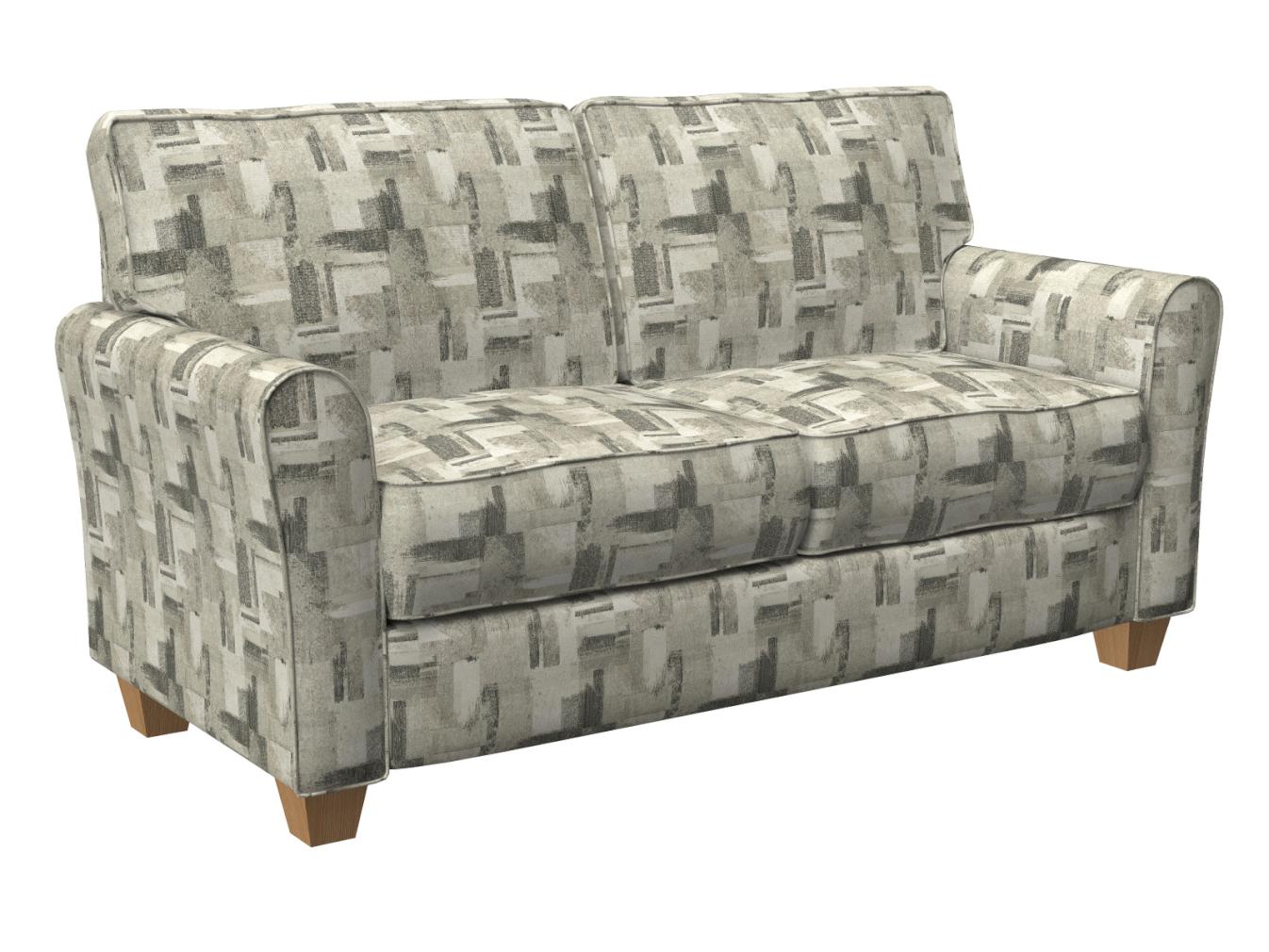 D841 Abstract & Geometric Denali/Smoke Grey & Silver Charlotte Fabrics