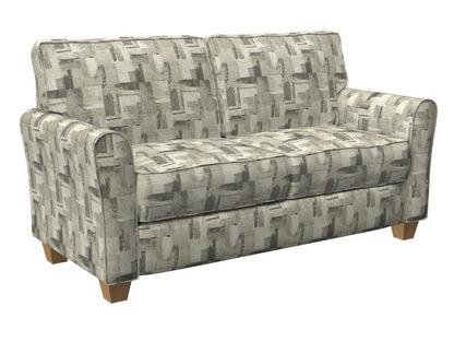 D841 Abstract & Geometric Denali/Smoke Grey & Silver Charlotte Fabrics