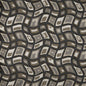 D864 Abstract & Geometric Zion/Storm Brown,Grey & Silver Charlotte Fabrics