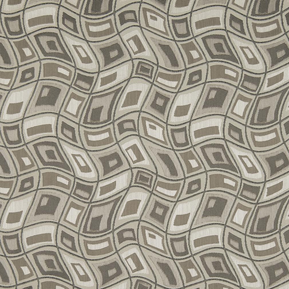 D865 Abstract & Geometric Zion/Smoke Grey & Silver Charlotte Fabrics