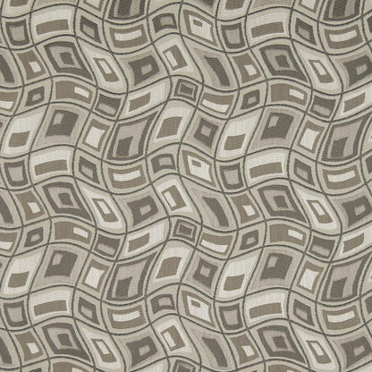 D865 Abstract & Geometric Zion/Smoke Grey & Silver Charlotte Fabrics