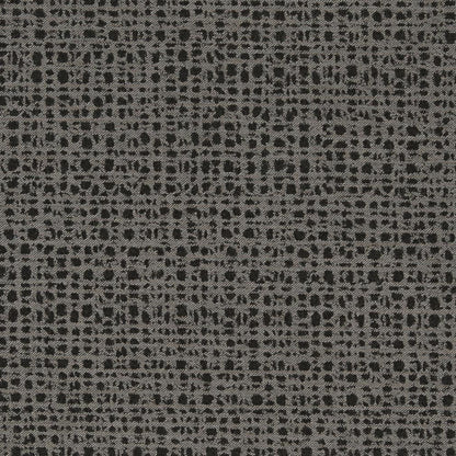 D881 Small Scale Crosshatch/Coal Black Charlotte Fabrics
