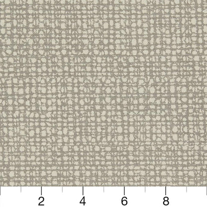 D882 Small Scale Crosshatch/Flannel Grey & Silver Charlotte Fabrics