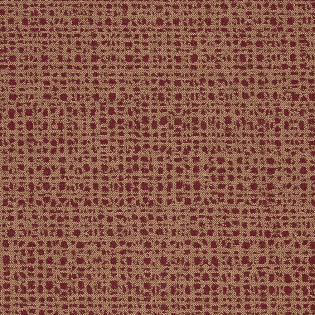 D887 Small Scale Crosshatch/Spice Red & Burgundy Charlotte Fabrics