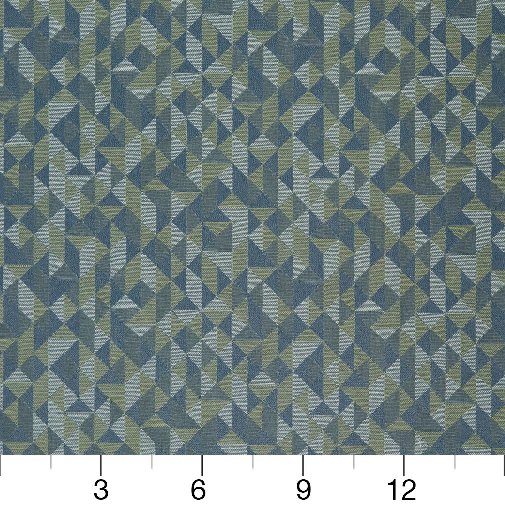 D889 Abstract & Geometric,Small Scale Epic/Aegean Blue Charlotte Fabrics