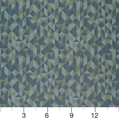 D889 Abstract & Geometric,Small Scale Epic/Aegean Blue Charlotte Fabrics