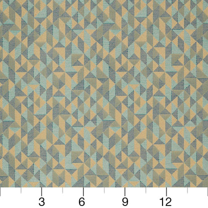D890 Abstract & Geometric,Small Scale Epic/Azure Aqua & Teal Charlotte Fabrics