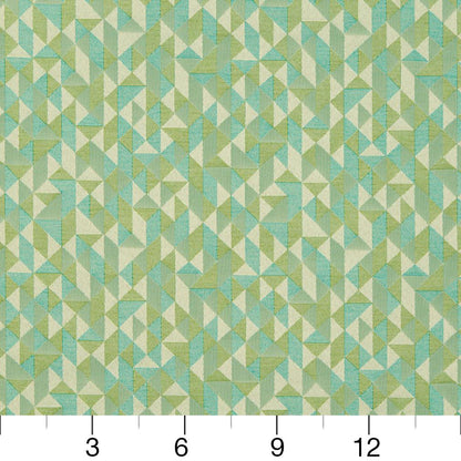 D892 Abstract & Geometric,Small Scale Epic/Capri Aqua & Teal,Green Charlotte Fabrics