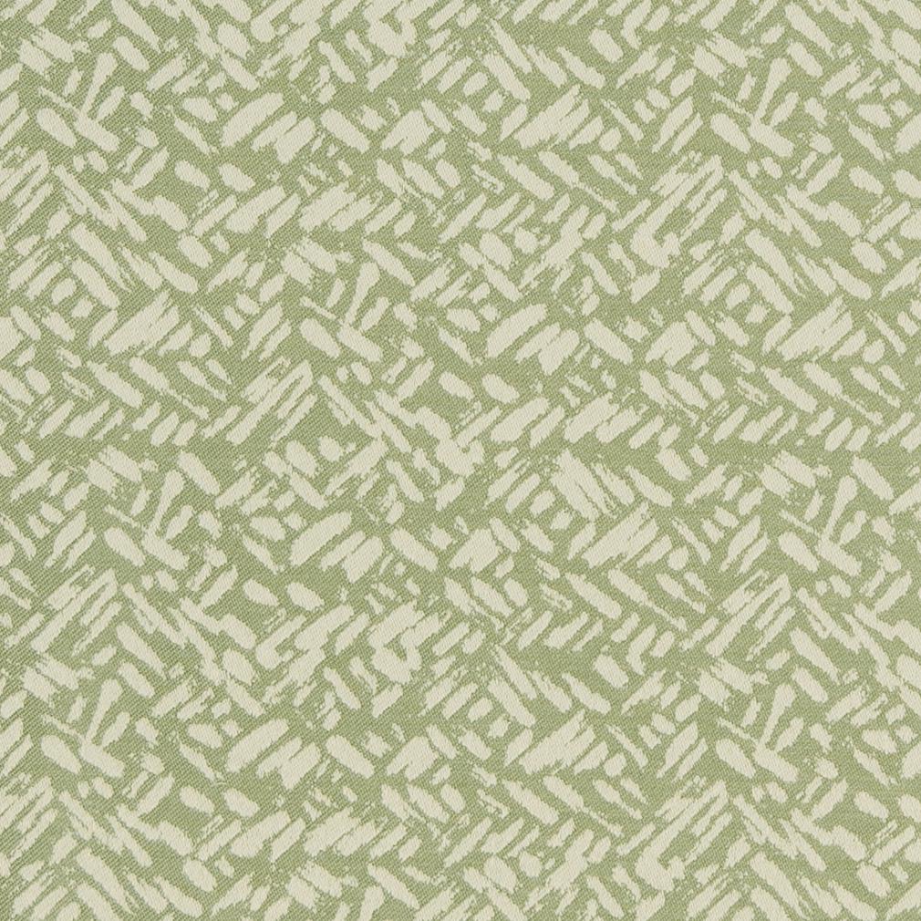 D909 Abstract & Geometric,Small Scale Rice/Aloe Green Charlotte Fabrics