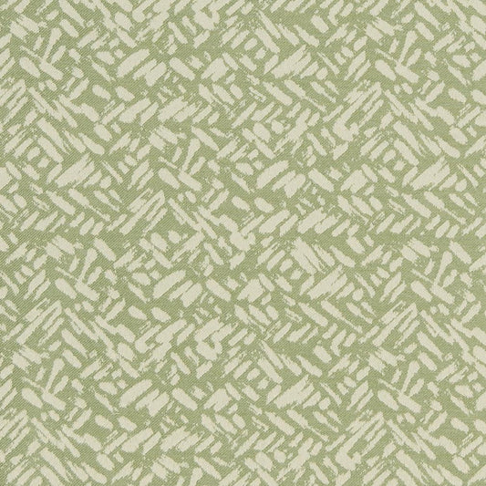 D909 Abstract & Geometric,Small Scale Rice/Aloe Green Charlotte Fabrics