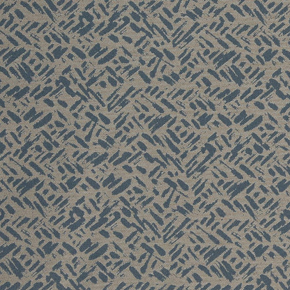 D911 Abstract & Geometric,Small Scale Rice/Cobalt Blue Charlotte Fabrics