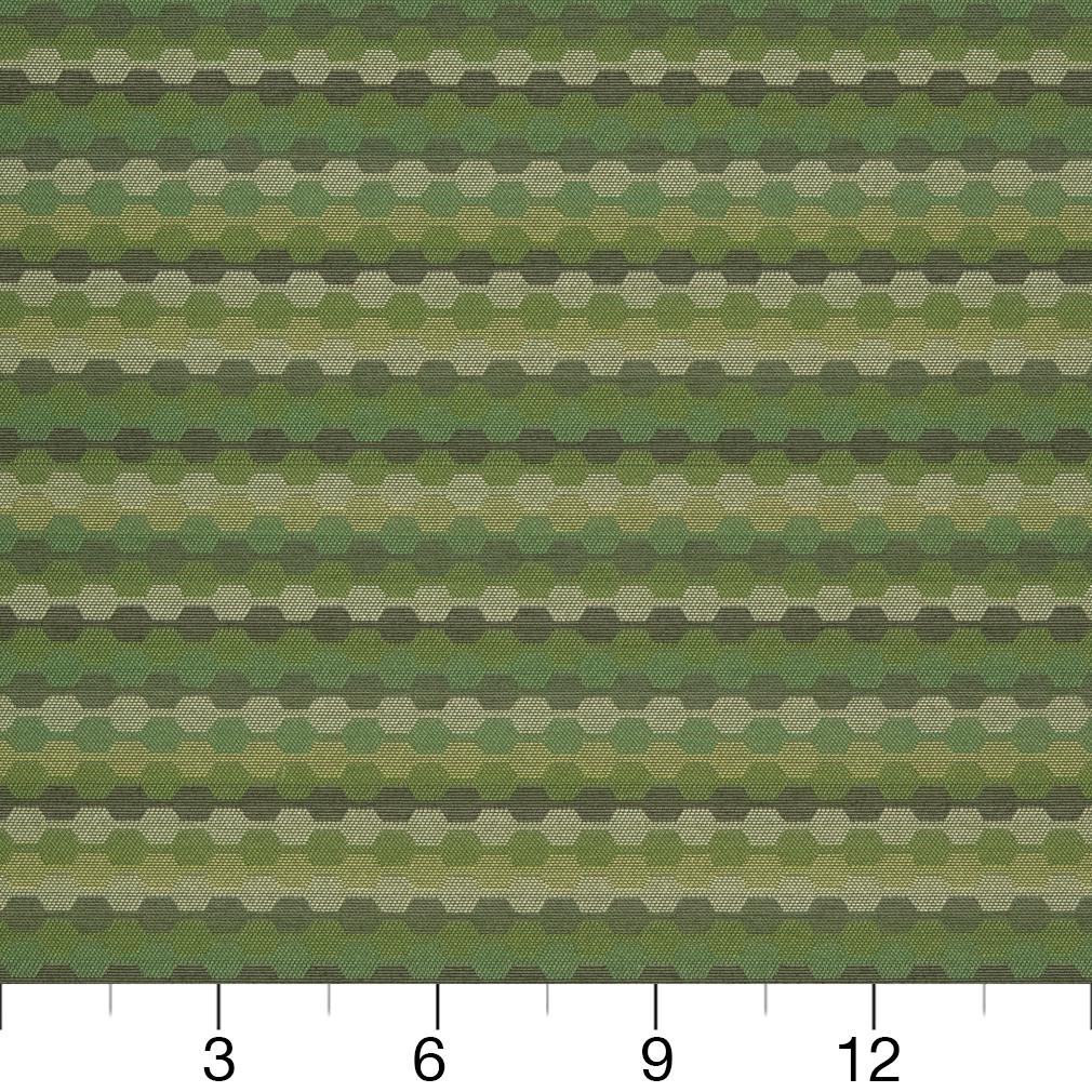 D919 Abstract & Geometric,Small Scale Rope/Mint Green Charlotte Fabrics