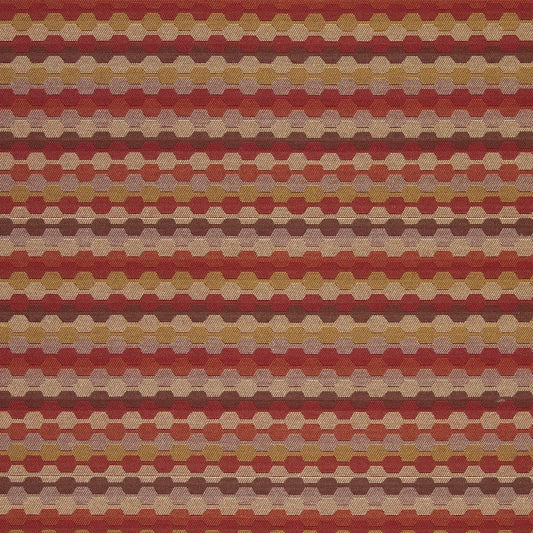 D921 Abstract & Geometric,Small Scale Rope/Spice Red & Burgundy Charlotte Fabrics