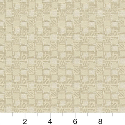 D923 Abstract & Geometric,Small Scale Squares/Canvas Beige & Taupe Charlotte Fabrics