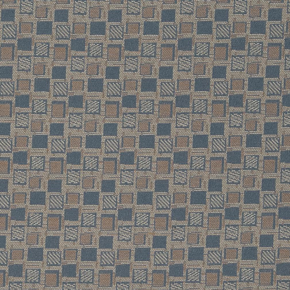 D927 Abstract & Geometric,Small Scale Squares/Sapphire Blue Charlotte Fabrics