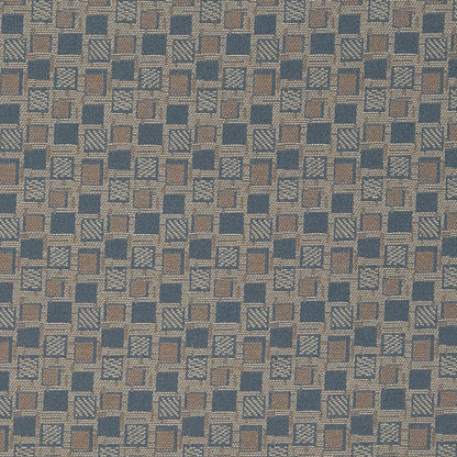 D927 Abstract & Geometric,Small Scale Squares/Sapphire Blue Charlotte Fabrics
