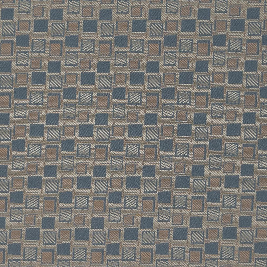 D927 Abstract & Geometric,Small Scale Squares/Sapphire Blue Charlotte Fabrics