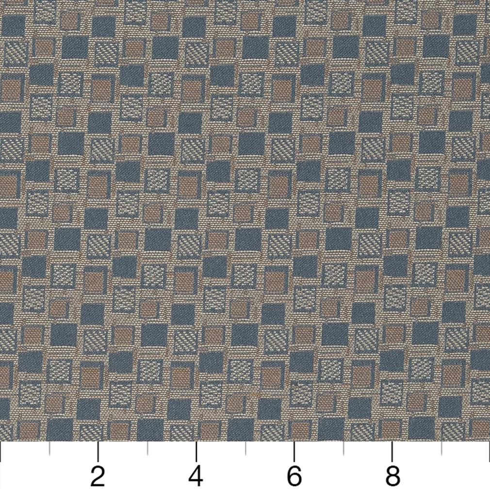 D927 Abstract & Geometric,Small Scale Squares/Sapphire Blue Charlotte Fabrics