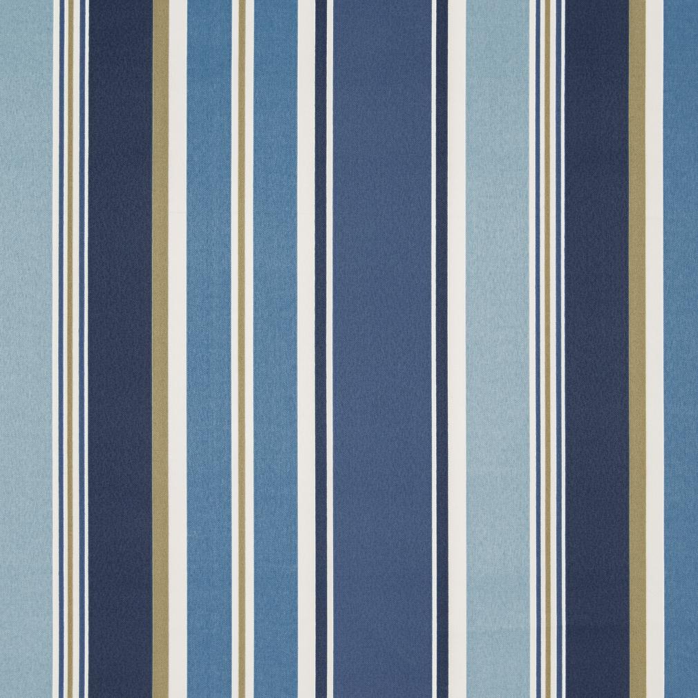 D940 Stripe Chambray Stripe Blue Charlotte Fabrics