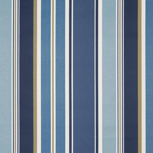 D940 Stripe Chambray Stripe Blue Charlotte Fabrics