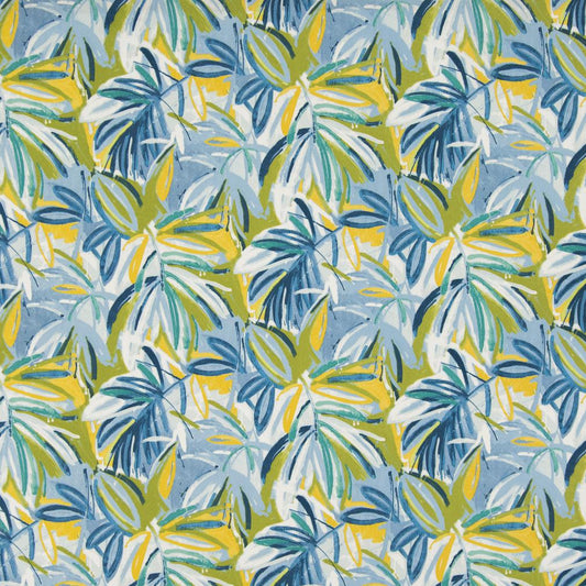 D944 Leaves,Tropical & Botanical Seabreeze Aqua & Teal Charlotte Fabrics