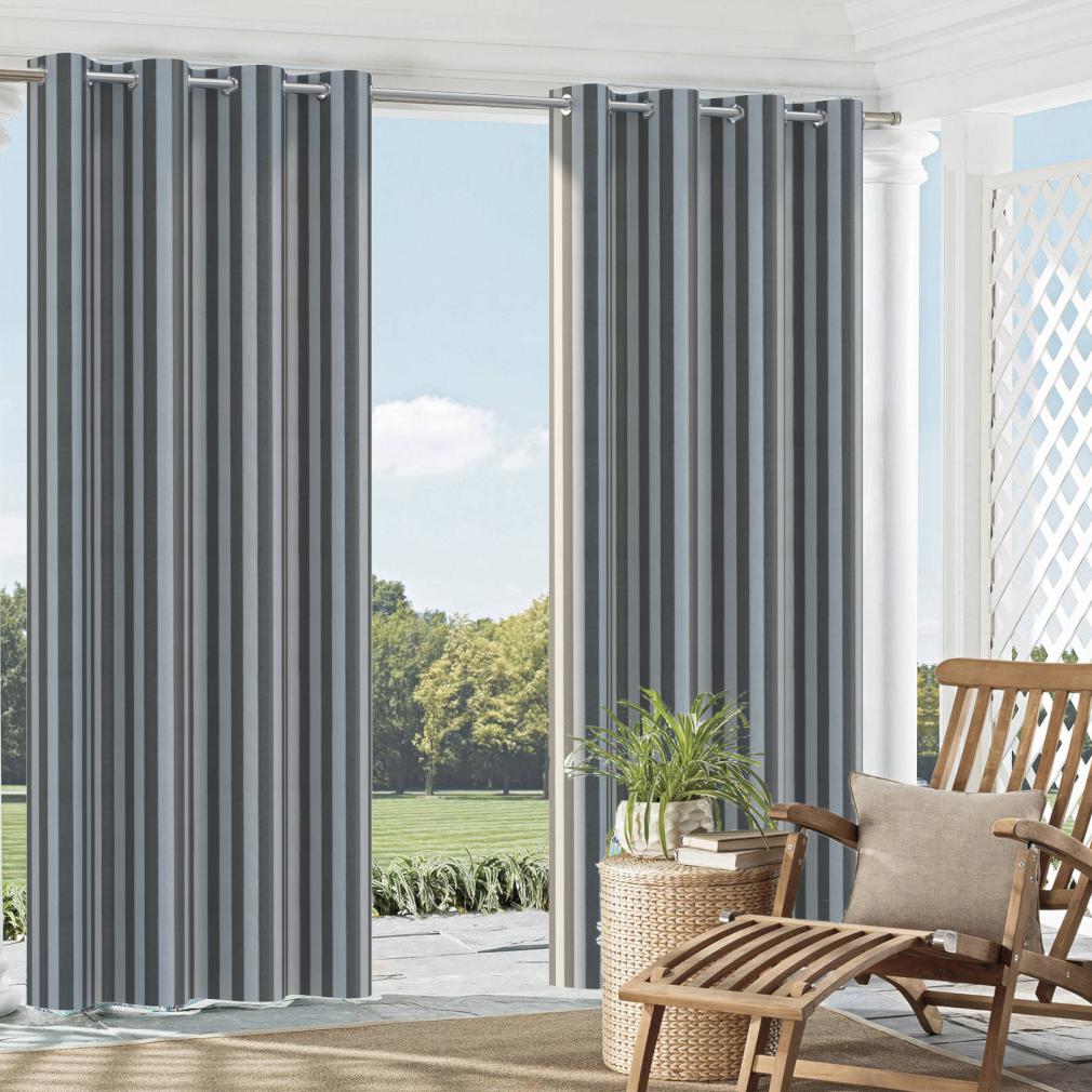 D980 Stripe Heather Stripe Grey & Silver Charlotte Fabrics