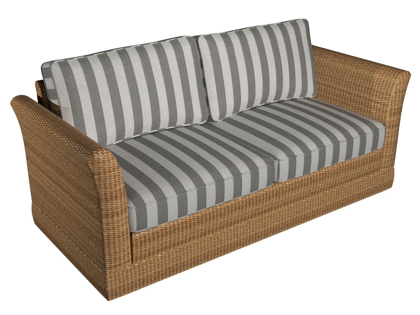 D980 Stripe Heather Stripe Grey & Silver Charlotte Fabrics