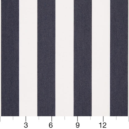 D982 Stripe Navy Stripe Blue Charlotte Fabrics