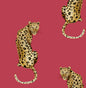 DB20201 Daisy Bennett Designs Daisy Bennett Peel and Stick Wallpaper Leopard King Red
