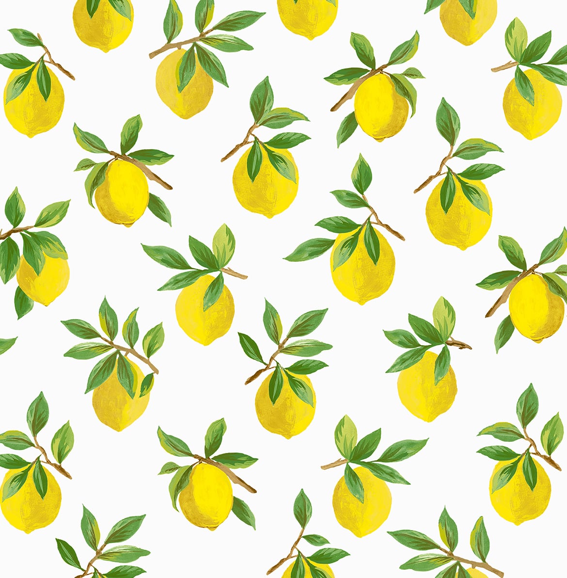 DB20403 Daisy Bennett Designs Daisy Bennett Peel and Stick Wallpaper Lemoncello White