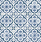DB20502 Daisy Bennett Designs Daisy Bennett Peel and Stick Wallpaper Sorento Tile Navy