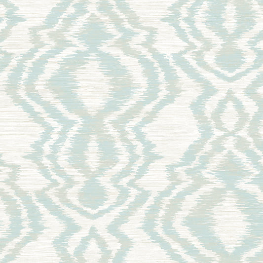 DBW8002 Daisy Bennett Designs West Boulevard Collection Wallpaper Moirella Seaglass