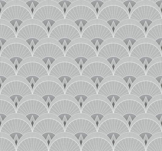 DC60305 Collins & Company Deco 2 Wallpaper Chrysler Arches Argos Grey