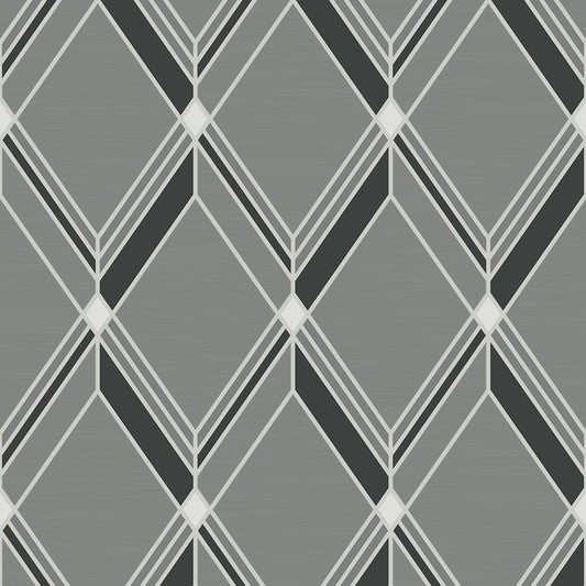DC60504 Collins & Company Deco 2 Wallpaper Brooklyn Diamond Mysterious
