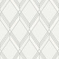 DC60510 Collins & Company Deco 2 Wallpaper Brooklyn Diamond Metallic Silver