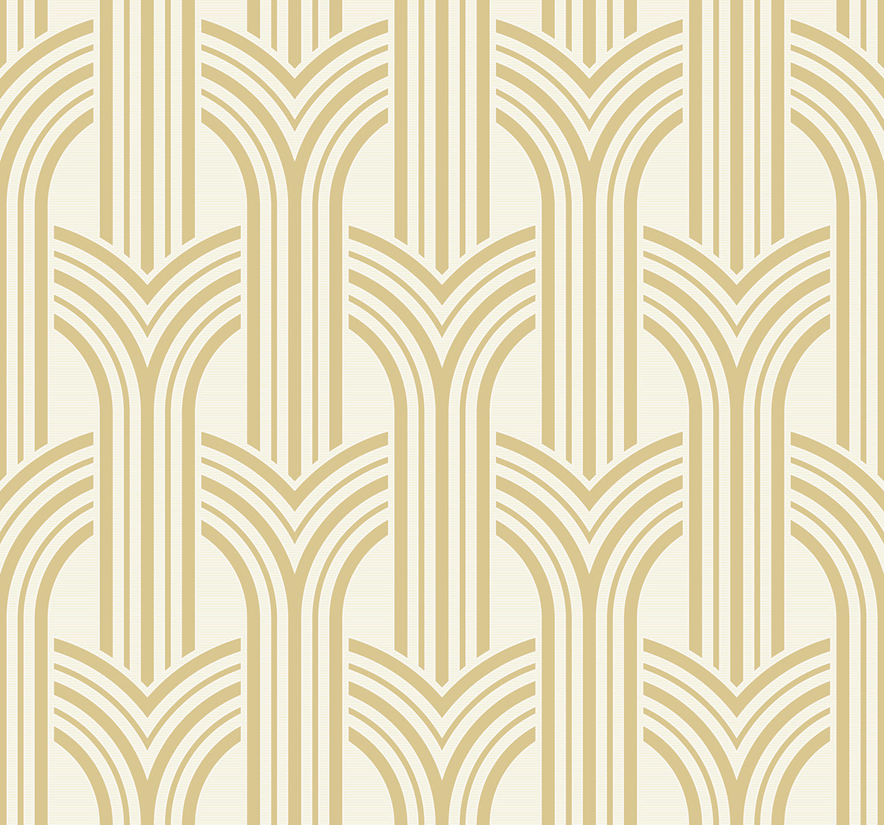 DC61303 Collins & Company Deco 2 Wallpaper Broadway Arches Golden Nugget